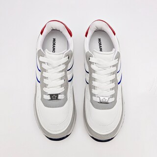 Foto 3 | Foto 3 | Moramora Tenis Blanco Gris Rojo Para Mujer