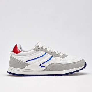 Foto 7 | Foto 7 | Moramora Tenis Blanco Gris Rojo Para Mujer