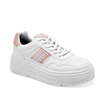 Miss Pink Tenis Blanco Rosa Para Mujer