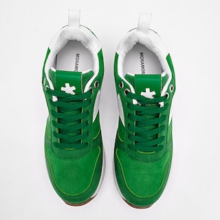 Foto 3 | Foto 3 | Moramora Tenis Verde Blanco Para Mujer