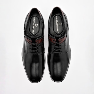 Foto 3 | Foto 3 | Christian Gallery Zapato Vestir Piel Negro Para Hombre