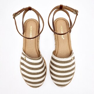 Foto 3 | Foto 3 | Moramora Alpargata Plataforma Beige Cafe Para Mujer