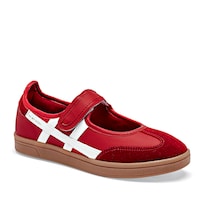 Gösh Tenis Flat Rojo Blanco Para Mujer