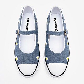 Foto 3 | Foto 3 | Moramora Tenis Flat Mezclilla Para Mujer