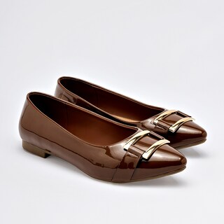 Foto 2 | Foto 2 | Lady One Zapato Casual Cafe Charol Para Mujer