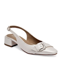 Victor Aldana Zapato Casual Blanco Nacarado Para Mujer
