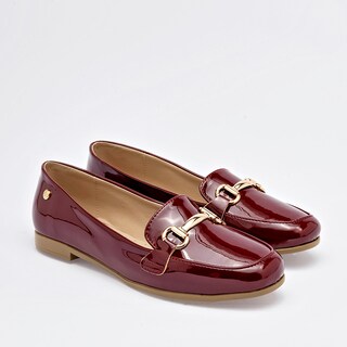 Foto 2 | Foto 2 | Moramora Zapato Casual Vino Charol Para Mujer