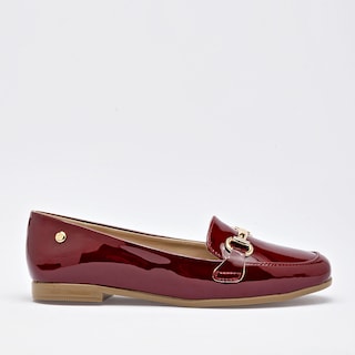 Foto 7 | Foto 7 | Moramora Zapato Casual Vino Charol Para Mujer