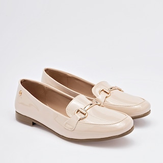 Foto 2 | Foto 2 | Moramora Mocasín Beige Charol Para Mujer