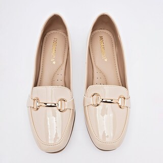 Foto 3 | Foto 3 | Moramora Mocasín Beige Charol Para Mujer