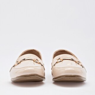 Foto 4 | Foto 4 | Moramora Mocasín Beige Charol Para Mujer