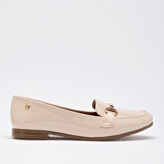 Foto 7 | Foto 7 | Moramora Mocasín Beige Charol Para Mujer