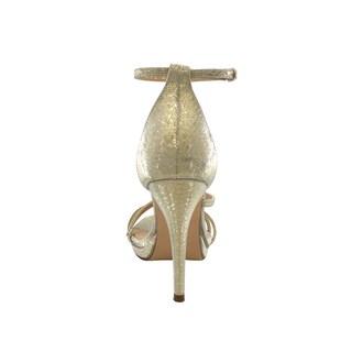 Foto 5 | Foto 5 | Tacones Fiesta de Tiras con plataforma Senties Dorado Para Mujer