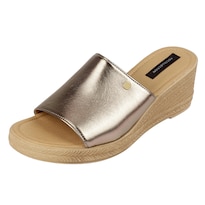 Sandalias Con Plataforma Rbcollection Plateado Para Mujer