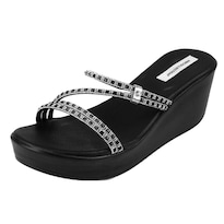 Sandalias Con Plataforma Rbcollection Negro Para Mujer