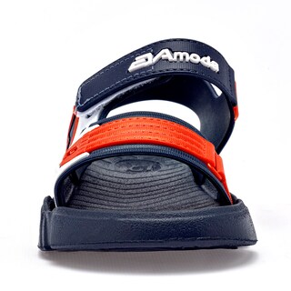 Foto 3 | Foto 3 | Eva Moda Sandalia Marino Blanco Naranja Para Niño