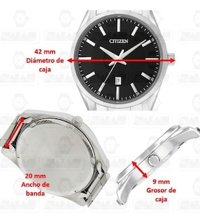 Foto 6 | Foto 6 | Reloj Citizen 60496 Acero Bi1030-53e para Hombre