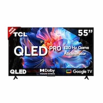 Televisión Pantalla 55 Pulgadas Tcl Google Tv Qled 4k Uhd 55q5k