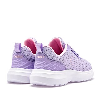 Foto 5 | Foto 5 | Charly Tenis Deportivo Para Niña Lila Agujeta Elastica Running