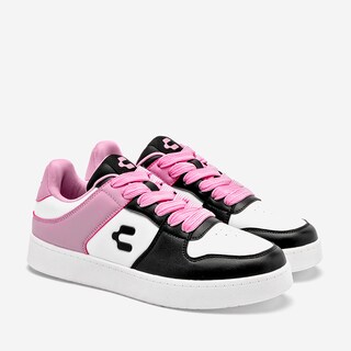 Foto 2 | Foto 2 | Charly Tenis Blanco Negro Rosa Para Mujer