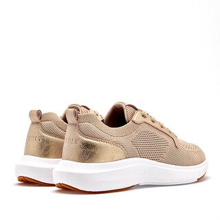 Foto 5 | Foto 5 | Charly Tenis Deportivo Beige Oro Para Mujer