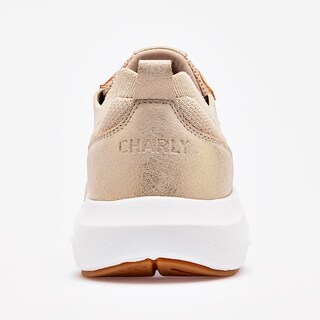Foto 6 | Foto 6 | Charly Tenis Deportivo Beige Oro Para Mujer