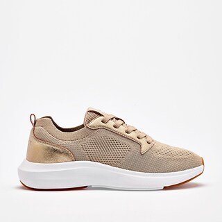 Foto 7 | Foto 7 | Charly Tenis Deportivo Beige Oro Para Mujer