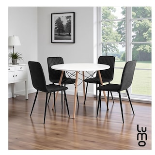 Foto 4 | Foto 4 | Set De 2 Sillas Para Comedor Respaldo Alto Velvet Acolchadas