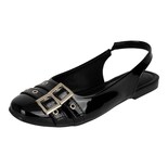 Loafers Rbbasics Negro Para Mujer