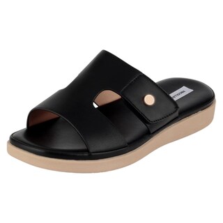 Foto 1 | Foto 1 | Sandalias De Piso Rbcollection Negro Para Mujer