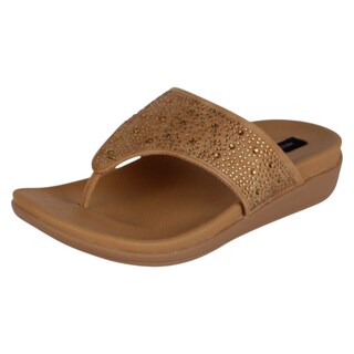 Foto 1 | Foto 1 | Sandalias De Piso Rbcollection Café Para Mujer