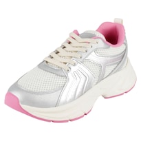Tenis Tipo Deportivo Rbcollection Beige Para Mujer