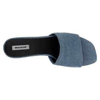 Foto 4 | Foto 4 | Sandalia Con Tacón Rbbasics Azul Para Mujer