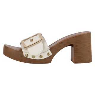 Foto 2 | Foto 2 | Sandalia Con Tacón Rbcollection Beige Para Mujer