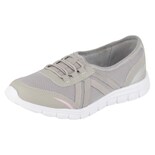 Tenis Sin Cordones Rbbasics Gris Para Mujer