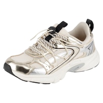 Tenis Tipo Deportivo Rbcollection Dorado Para Mujer
