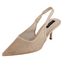 Zapatillas Rbcollection Beige Para Mujer