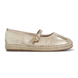 Foto 1 | Foto 1 | Flats Mada Mariel Oro Metalizado y Punta Tejida