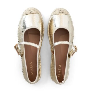 Foto 3 | Foto 3 | Flats Mada Mariel Oro Metalizado y Punta Tejida