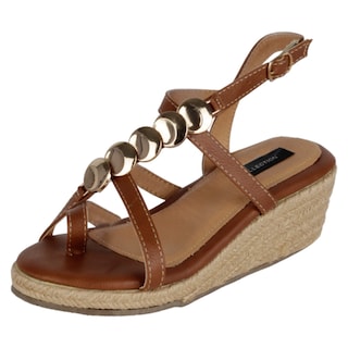 Foto 1 | Foto 1 | Sandalias Con Plataforma Rbcollection Café Para Mujer