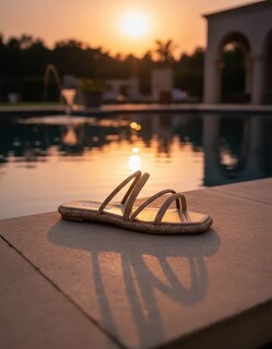 Foto 2 | Foto 2 | Sandalias Slide Golden para Mujer