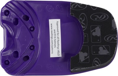 Foto 2 | Foto 2 | Rawlings R16 Extensión Reversible para Casco de Bateo Morado Mate, Compatible Junior y Senior