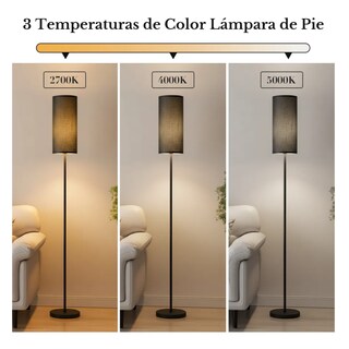 Foto 2 | Foto 2 | Lámpara De Piso Eo Safe Imports Esi-24420 Negro