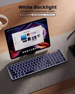 Foto 3 | Foto 3 | Teclado Plegable Protoarc Xk01 Plus Retroiluminado Bluetooth 5.1