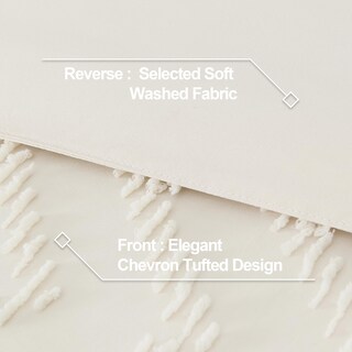 Foto 7 | Foto 7 | Juego de Edredón Andency King Size Beige Suave y Esponjoso 3 Piezas