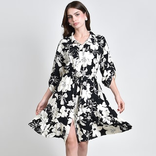 Foto 1 | Foto 1 | Vestido Roman Fashion Camisero Con Estampado Para Mujer