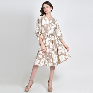 Foto 4 | Foto 4 | Vestido Roman Fashion Camisero con Estampado para Mujer