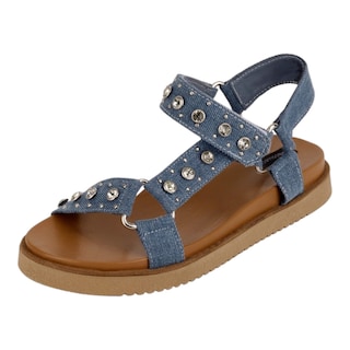 Foto 1 | Foto 1 | Sandalias De Piso Rbcollection Azul Para Mujer