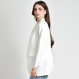 Foto 2 | Foto 2 | Blazer Roman Fashion Manga 3/4 Para Mujer