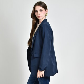 Foto 2 | Foto 2 | Blazer Roman Fashion Manga 3/4 Para Mujer